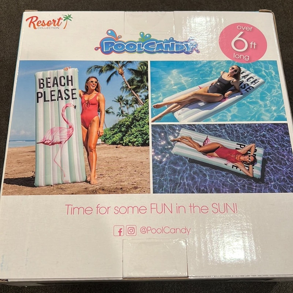 Poolcandy Beach Please Deluxe Pool Raft - Picture 4 of 4